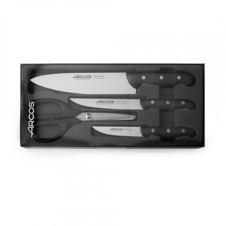 Набор кухонных ножей MAITRE - 3шт с ножницами в футляре