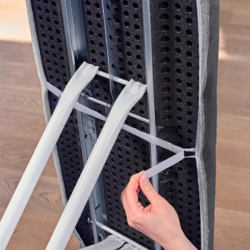 Чехол для гладильной доски Reflect S/M Black EU