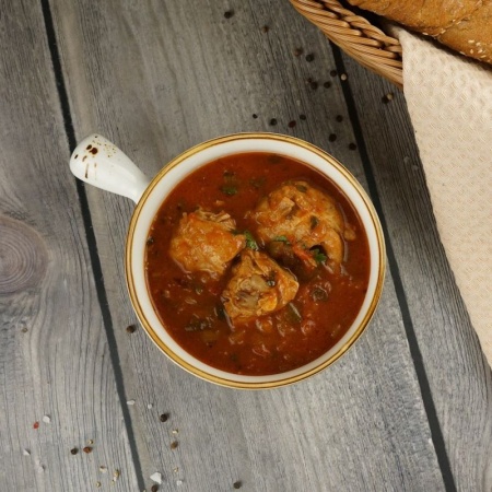 Блюдо для подачи 500мл Ø15см с ручкой Elegance THE SUN