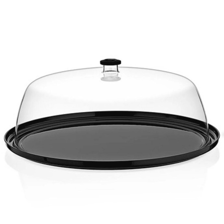 Крышка-колпак круглая Ø35см прозрачная (PC)