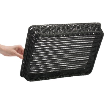 Корзинка для хлебобулочных изделий 40x30x7см черный