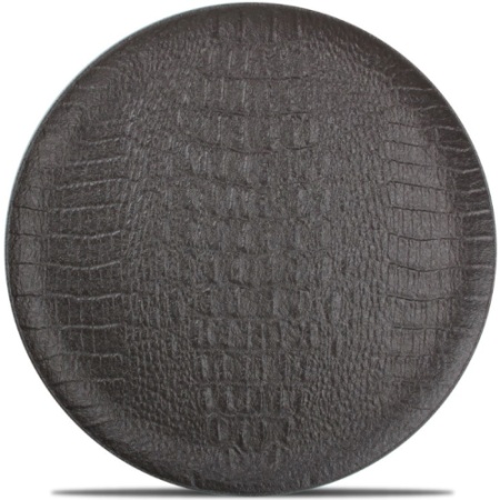 Тарелка Ø27см CROCO black