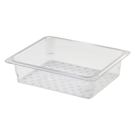Гастроемкость перфорированная GN 1/2 32.5x26.5x7.6см Camwear прозрачная Cambro