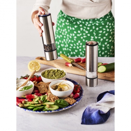 Электрическая мельница для соли ELIS SENSE u'Select Stainless Steel 20см