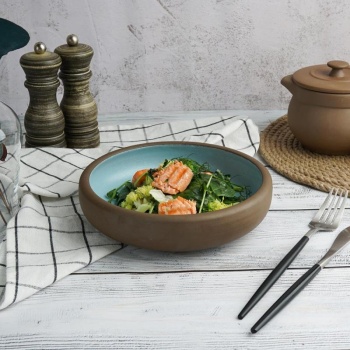 Блюдо, салатник 700мл Ø19.2cм Blue Matt TAIGA