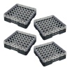 Кассета Camrack на 49 ячеек для мойки и хранения бокалов Ø6.2x9.2см Cambro черный, 4шт