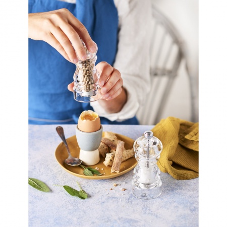 Набор мельниц для соли и перца NANCY Transparent 12см