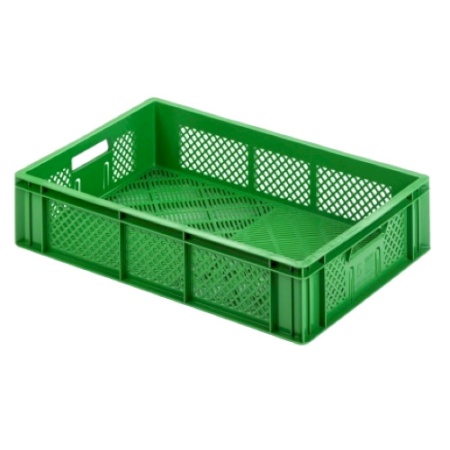 Ящик для овощей и фруктов 60x40x12см зеленый