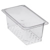Гастроемкость перфорированная GN 1/3 32.5x17.6x12.7см Camwear прозрачная Cambro