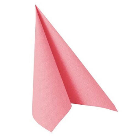 Салфетка 40x40см ROYAL Collection розовая, 20шт