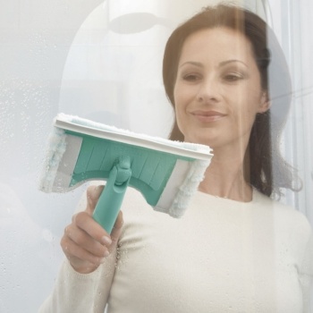 Швабра-щетка для ванны телескопическая 150см Flexi Pad Micro duo