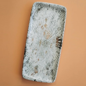 Тарелка прямоугольная 34x16см ODETTE OLIVE Moove