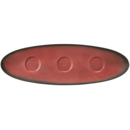 Тарелка 44x14см FANTASTIC Coup Fine Dining кирпично-красный