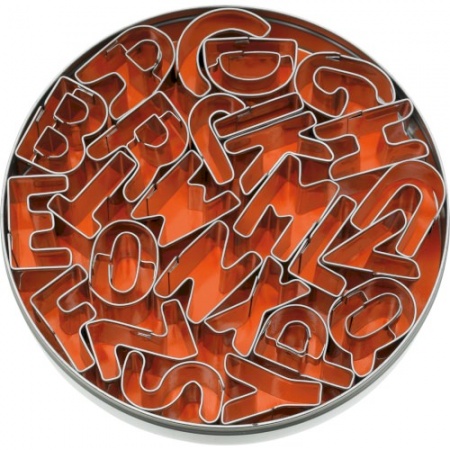 Набор форм для теста Латиница Lauterjung, 26шт