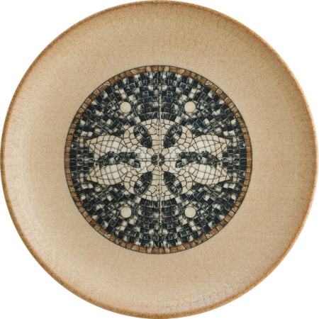 Тарелка плоская Ø30см MESOPOTAMIA MOSAIC WOOD Gourmet