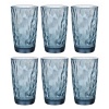 Набор стаканов 470мл DIAMOND синий, 6шт