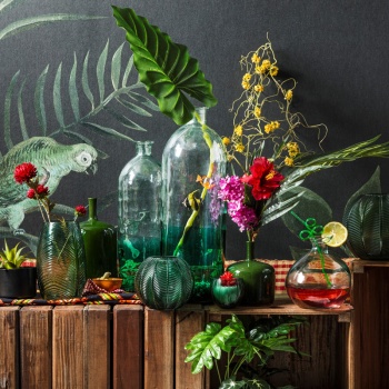 Подсвечник Ø9x(h)8см LUCIA Dark Green