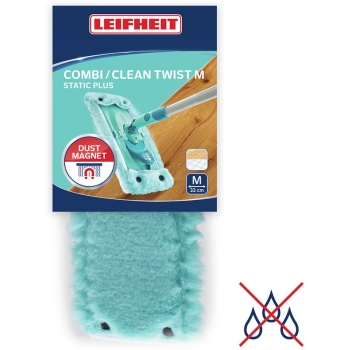 Сменная насадка для швабры Clean Twist M и Combi M 33см Static Plus для сухой уборки