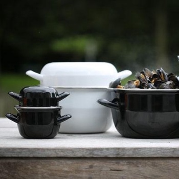 Кастрюля для мидий 1.7л HORECA Ø16x(h)11см чёрная