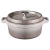 Кокот с крышкой Ø28см 5л серый