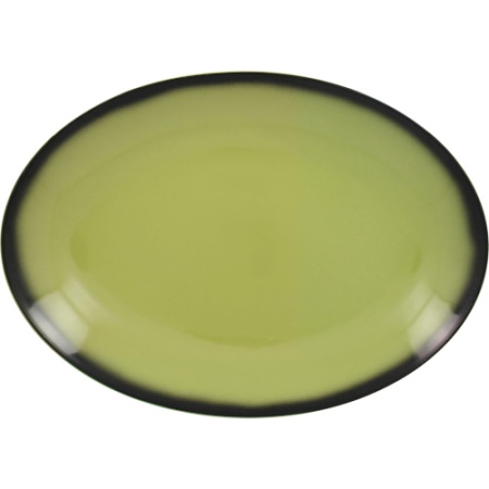 Тарелка овальная 26x19см LEA Light green
