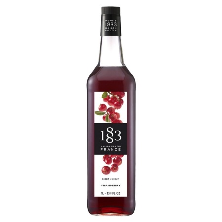 Сироп 1883 Клюква (Cranberry), 1л - стекло