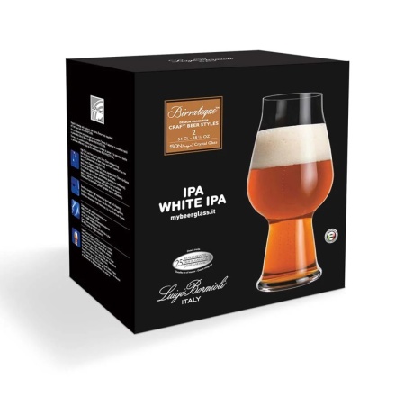Набор бокалов для пива 540мл BIRRATEQUE IPA/white IPA, 2шт