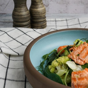 Блюдо, салатник 700мл Ø19.2cм Blue Matt TAIGA