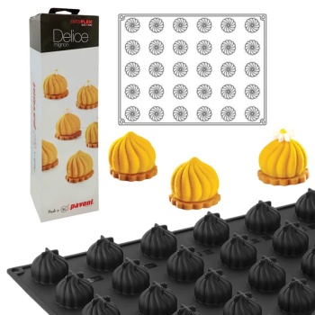 Форма силиконовая 3D Delice 18мл Ø36x29мм 30 выемок