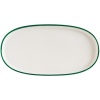 Тарелка овальная 25x13см LINEA Green Hygge