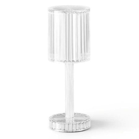 Лампа настольная беспроводная Ø8.5x(h)24.5см LED GATSBY MGline прозрачная