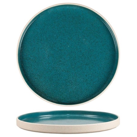 Тарелка с бортом Ø26см Blue TAIGA