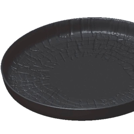 Тарелка с бортом Ø27см Black RAW Wood