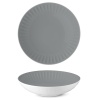 Тарелка глубокая Ø22см RIBBY графит