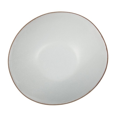 Блюдо, салатник 600мл 21.5x19.5cм White Matt TAIGA