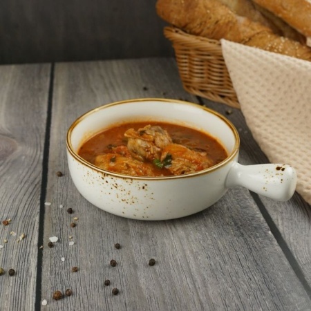 Блюдо для подачи 500мл Ø15см с ручкой Elegance THE SUN