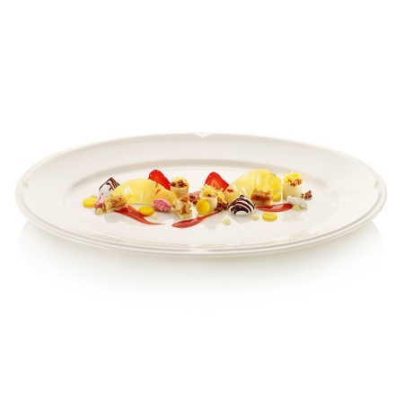 Тарелка овальная 38x26см ANNA