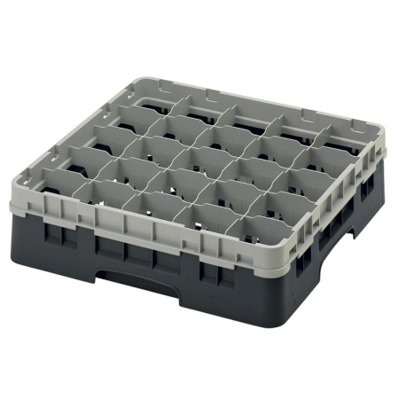 Кассета Camrack на 25 ячеек для мойки и хранения бокалов Ø8.7x11.4см Cambro черный