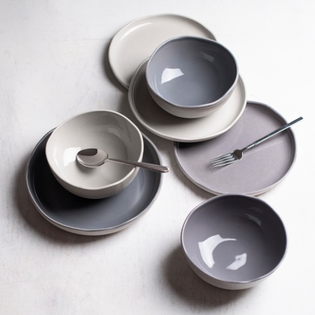 Тарелка глубокая Ø23см 750мл Gris Cras