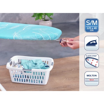 Чехол для гладильной доски 125x40см S/M Thermo Reflect