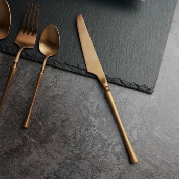 Нож столовый 22.9см 1920-Copper медный матовый цвет PVD покрытие