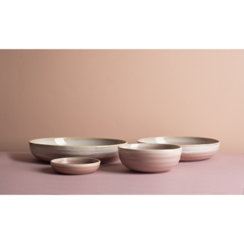 Тарелка глубокая для пасты Ø25см 1520мл Pink Pott