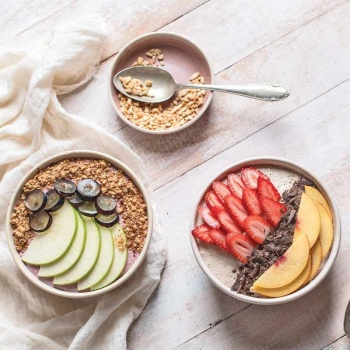 Тарелка глубокая для пасты Ø22см 1070мл Pink Pott