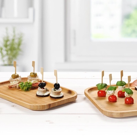 Доска сервировочная 30.5x20x2см бамбук Kesper