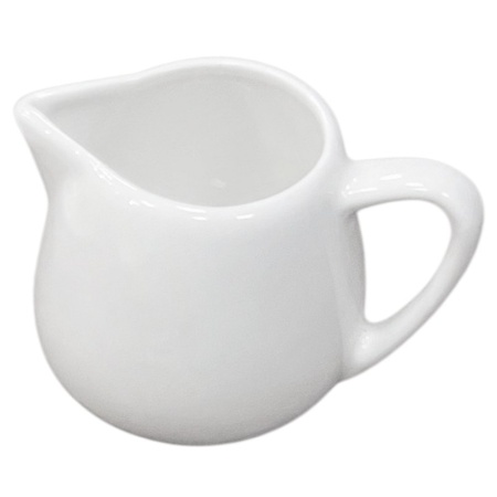 Сливочник с ручкой 40мл молочно-белый SandStone