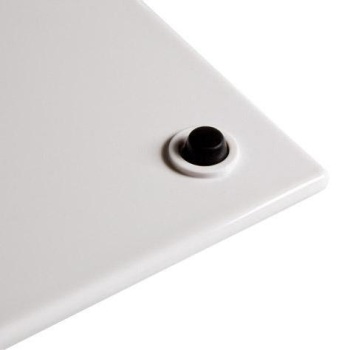 Поднос для еды GN 1/4 26.5x16.2x(h)1.5см ZERO white
