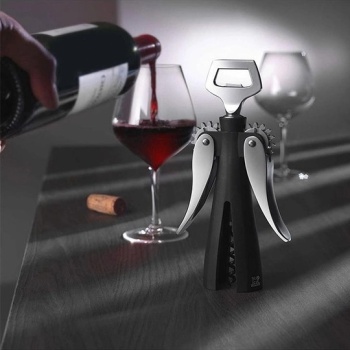 Штопор с двойным рычагом SOUVERAIN Black