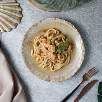 Тарелка Ø24см "Pearl Frutti di Mare" керамика