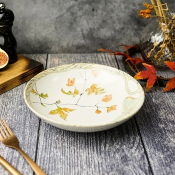 Тарелка глубокая Ø21x(h)5см 750мл FARFALLA