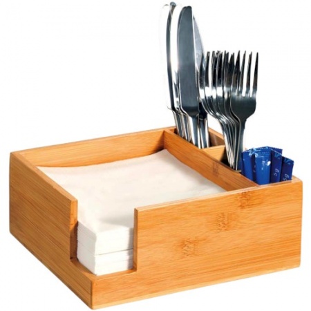 Подставка для столовых приборов и салфеток 22x18x9см